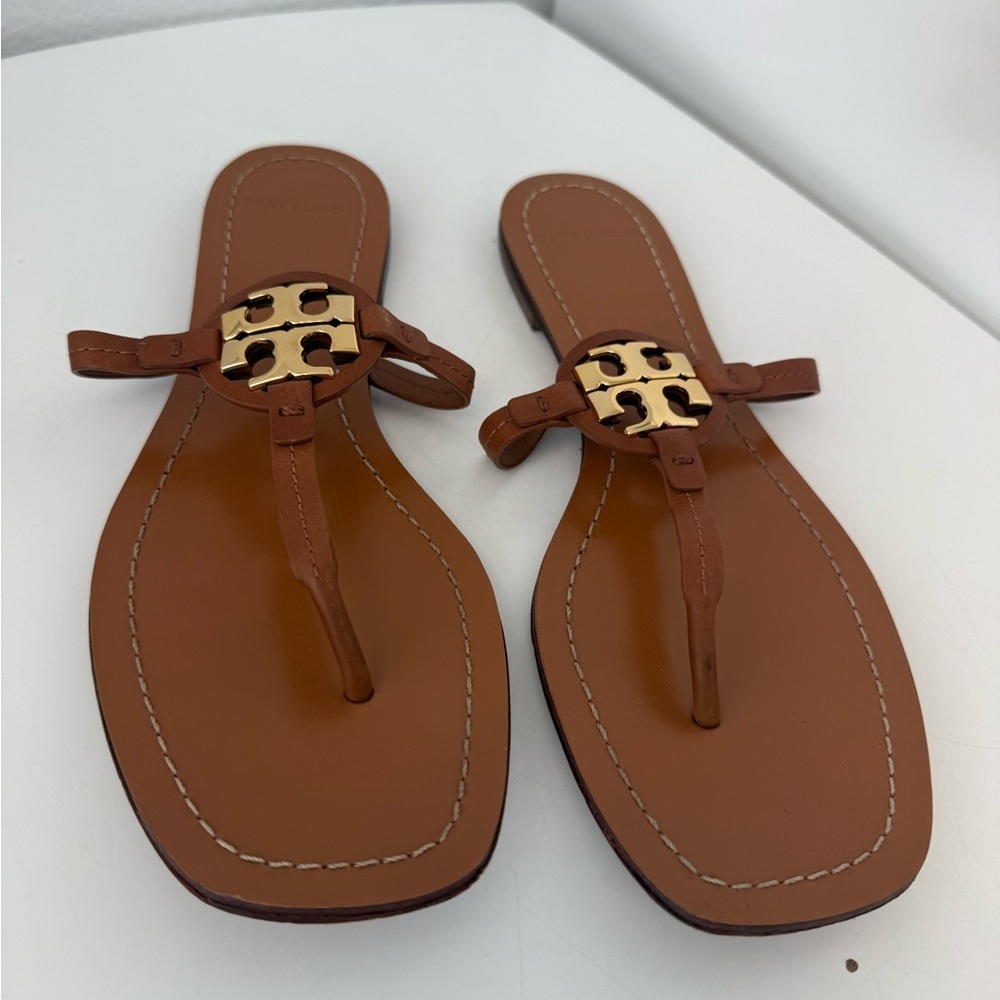 Tory Burch Miller Leather Sandals size 91/2